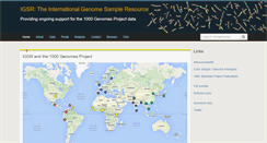 Desktop Screenshot of internationalgenome.org